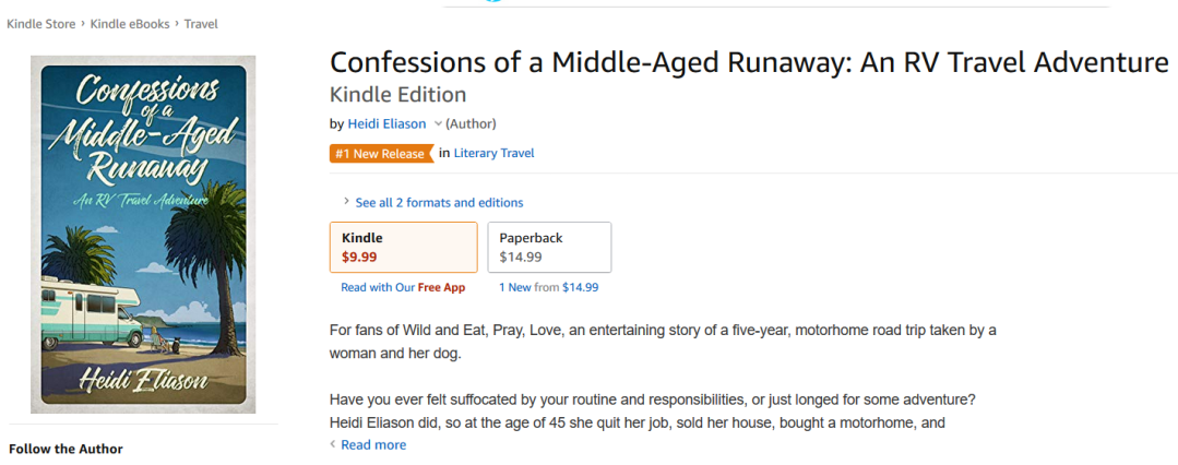 No 1 New Release in Literary Travel