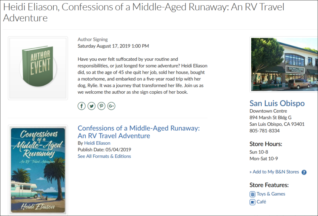 Barnes and Noble SLO Snip